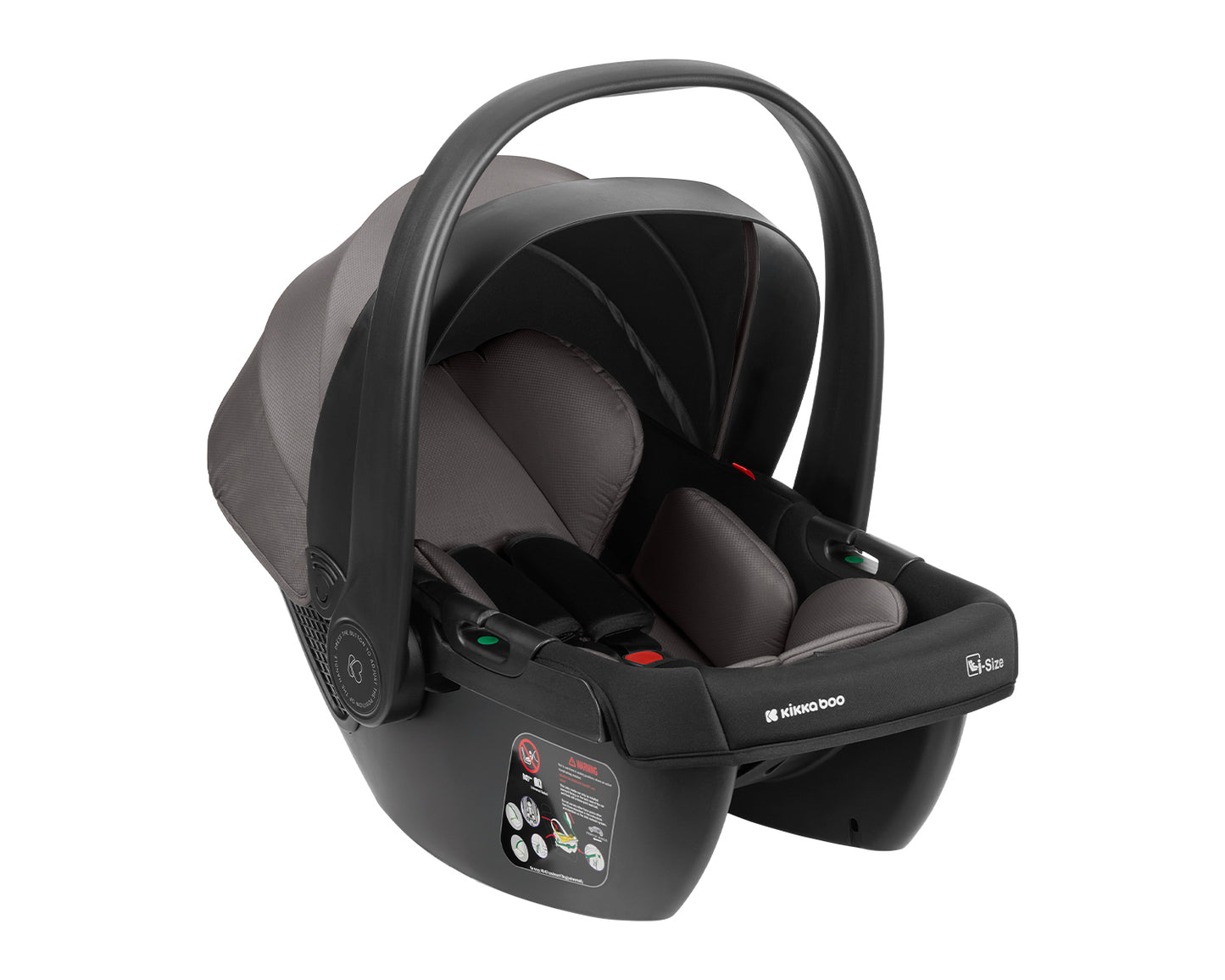 Carrinho de bebé 3 em 1 Modena com alcofa, cinzento escuro