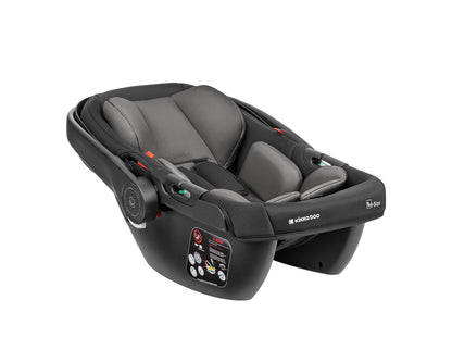 Carrinho de bebé 3 em 1 Modena com alcofa, cinzento escuro