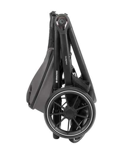 Carrinho de bebé 3 em 1 Modena com alcofa, cinzento escuro