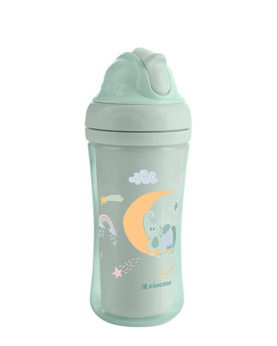Copo Moony Me Mint PP com Palhinha de Silicone 220ml Kikkaboo