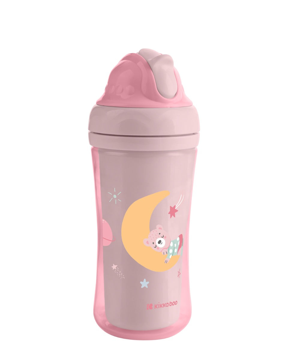 Copo PP com palhinha em silicone 220ml Moony me Mint Kikkaboo