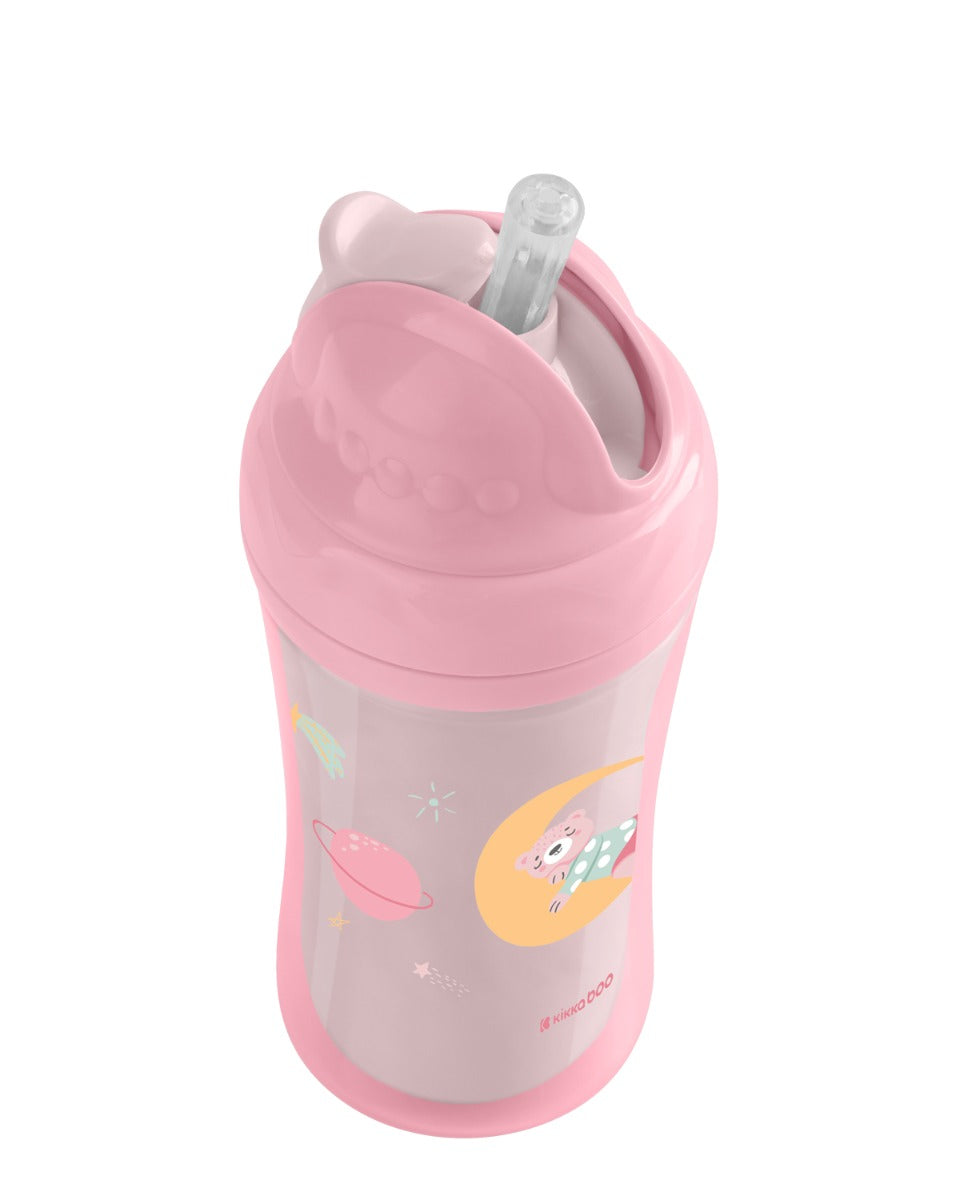 Copo PP com palhinha em silicone 220ml Moony me Mint Kikkaboo