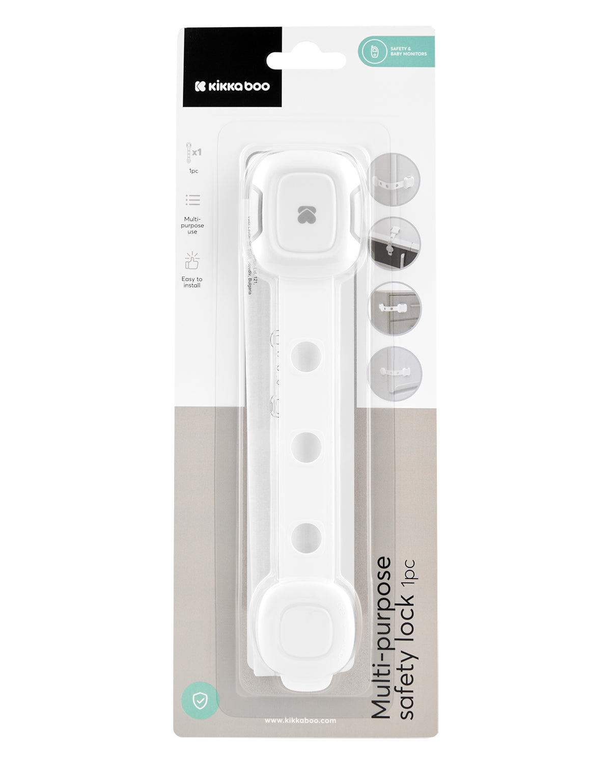 Fecho multiusos 1 unidade Branco