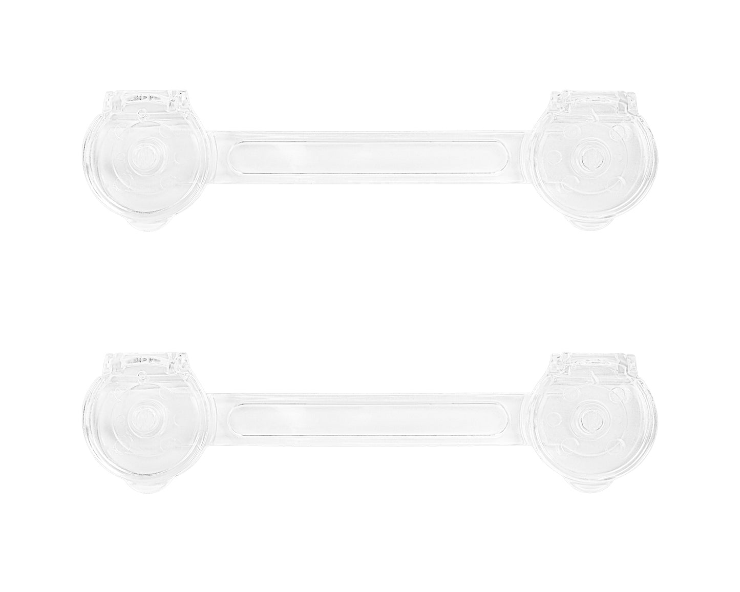 Fechos multiusos 2 unidades Transparentes