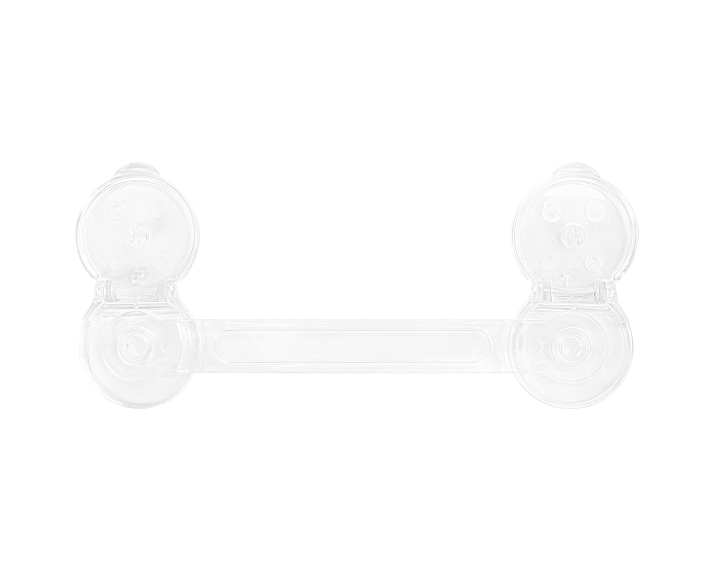 Fechos multiusos 2 unidades Transparentes