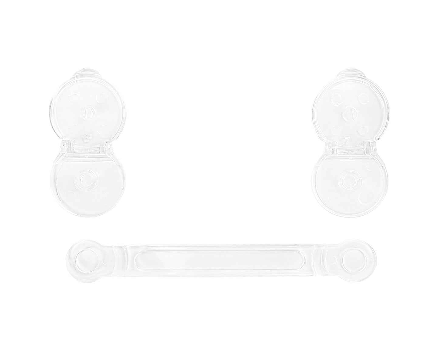 Fechos multiusos 2 unidades Transparentes