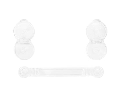 Fechos multiusos 2 unidades Transparentes