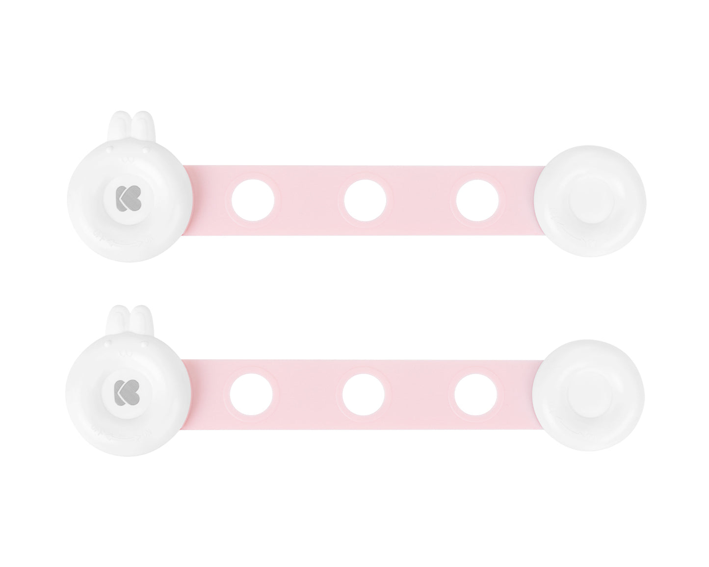 Fechos multiusos 2 unidades Rosa