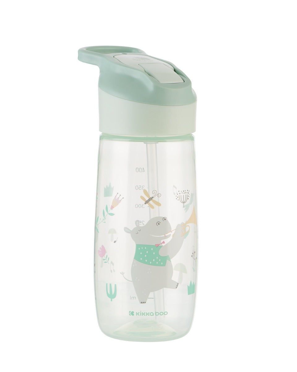 Copo PP com palha 450ml Music Fest Mint Kikkaboo