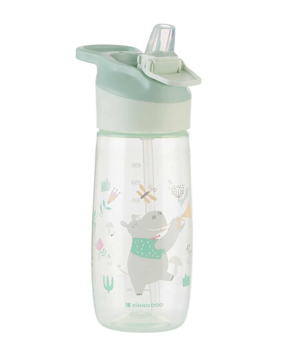 Copo PP com palha 450ml Music Fest Mint Kikkaboo