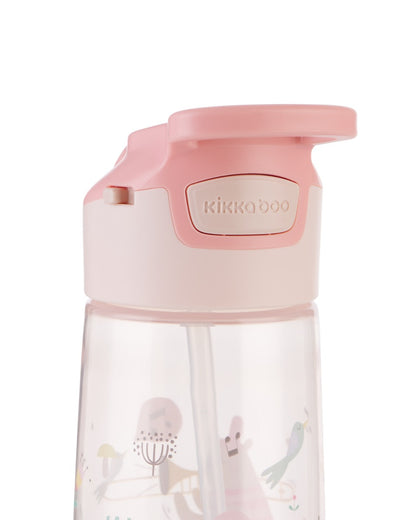 Copo PP com palha 450ml Music Fest Rosa Kikkaboo