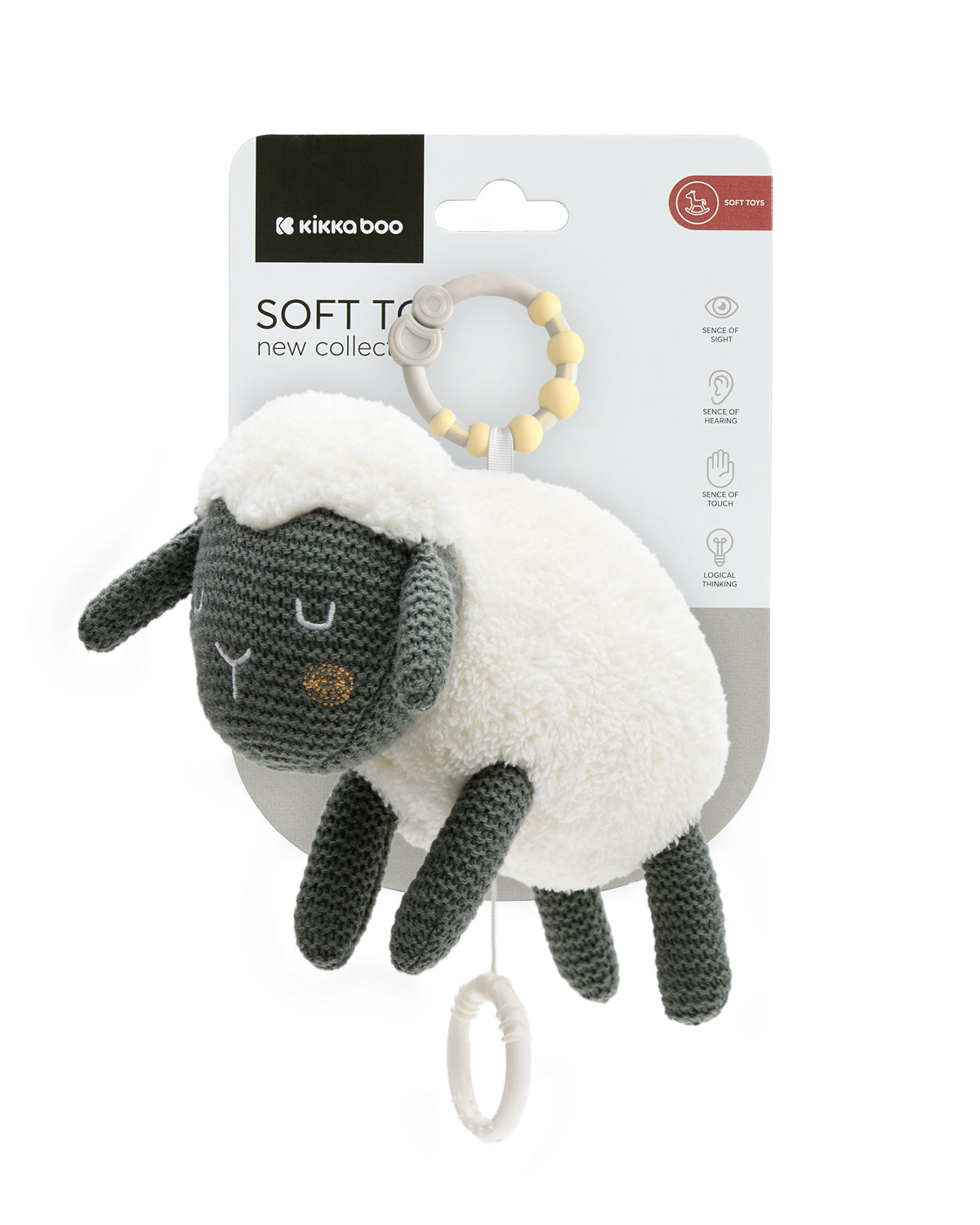 Brinquedo musical ovelha sonolenta Kikkaboo