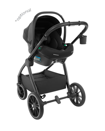 Carrinho de bebé 2 em 1 Naya Grey com alcofa