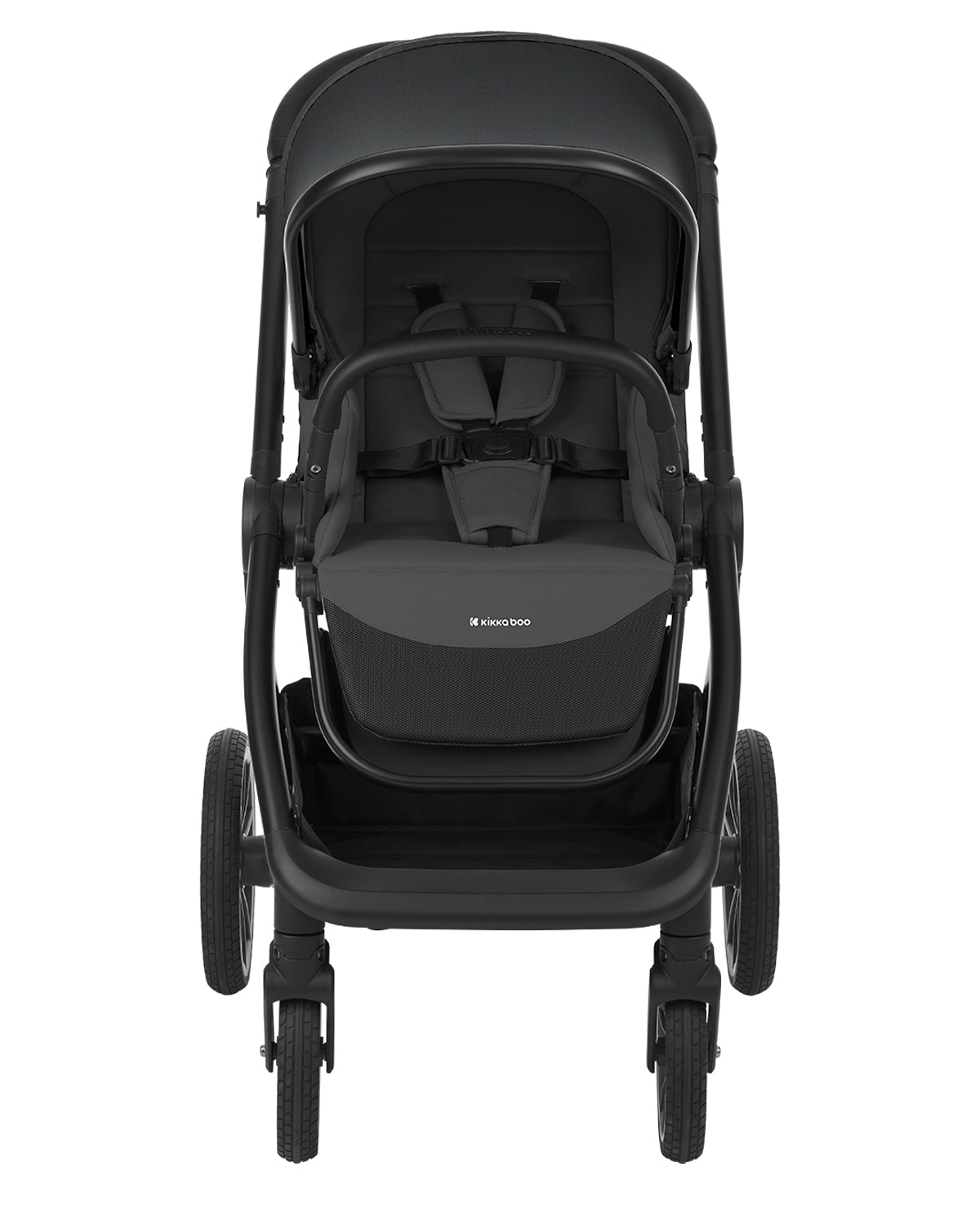 Carrinho de bebé 2 em 1 Naya Grey com alcofa