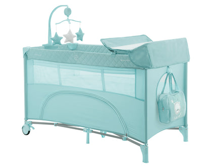 Cama de viagem Nighty Night Mint de 2 andares