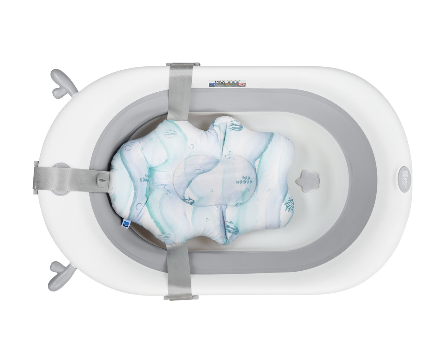 Suporte de banho macio Nubo Coral Mint