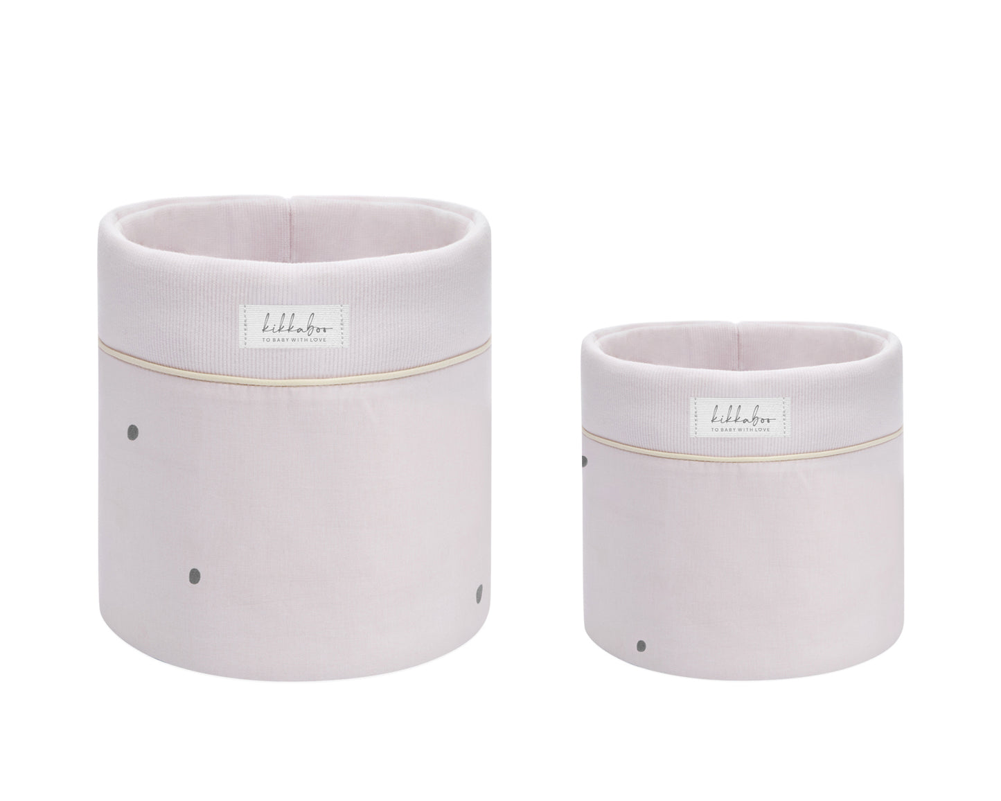 Conjunto de 2 cestos de berçário - abraçadeiras de sebes de 18 cm e 14 cm