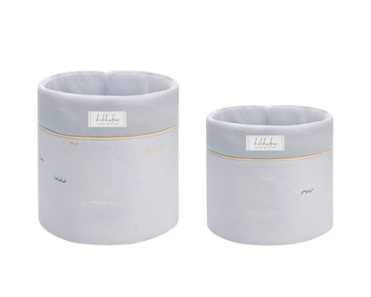 Conjunto de 2 cestos para quarto de bebé - 22 cm e 18 cm Seally Me