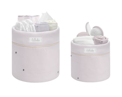 Conjunto de 2 cestos de berçário - abraçadeiras de sebes de 18 cm e 14 cm