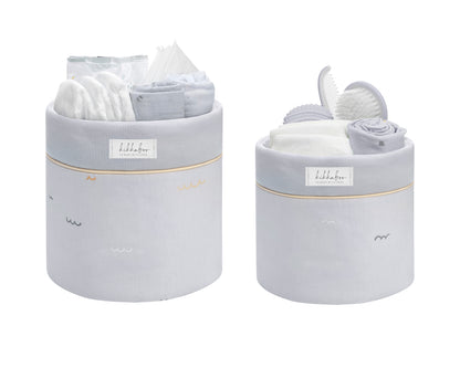 Conjunto de 2 cestos para quarto de bebé - 22 cm e 18 cm Seally Me