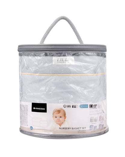 Conjunto de 2 cestos para quarto de bebé - 22 cm e 18 cm Seally Me