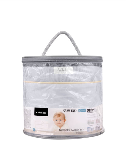 Conjunto de 2 cestos para quarto de bebé - 22 cm e 18 cm Seally Me