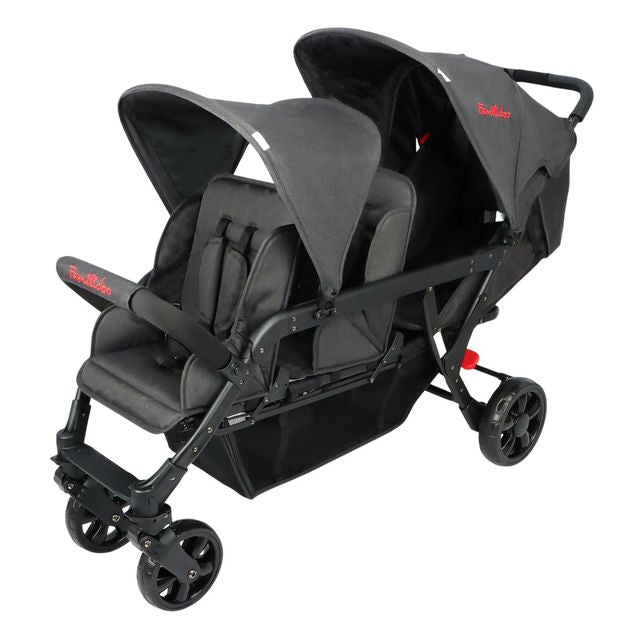 Carrinho De Bebé 3 Lugares Lidoo H3E + Ergondrive Preto Completo Familidoo