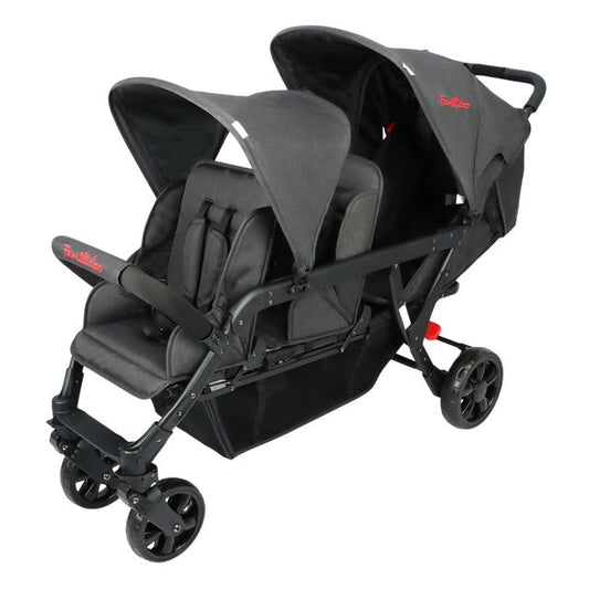 Carrinho De Bebé 3 Lugares Lidoo H3E + Ergondrive Preto Completo Familidoo