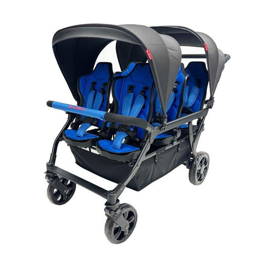 Carrinho De Bebé 6 Lugares Assises Reversíveis Dsp6 Azul Familidoo