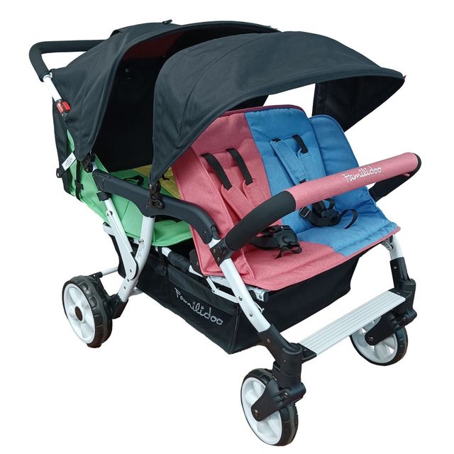 Carrinho De Bebé 4 Lugares Lidoo City H4E Familidoo