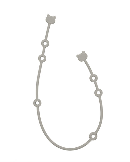 Corrente de chupeta de silicone Platinum Sand