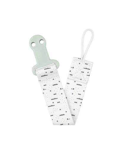 Porta-chupeta com fita Savanna Mint