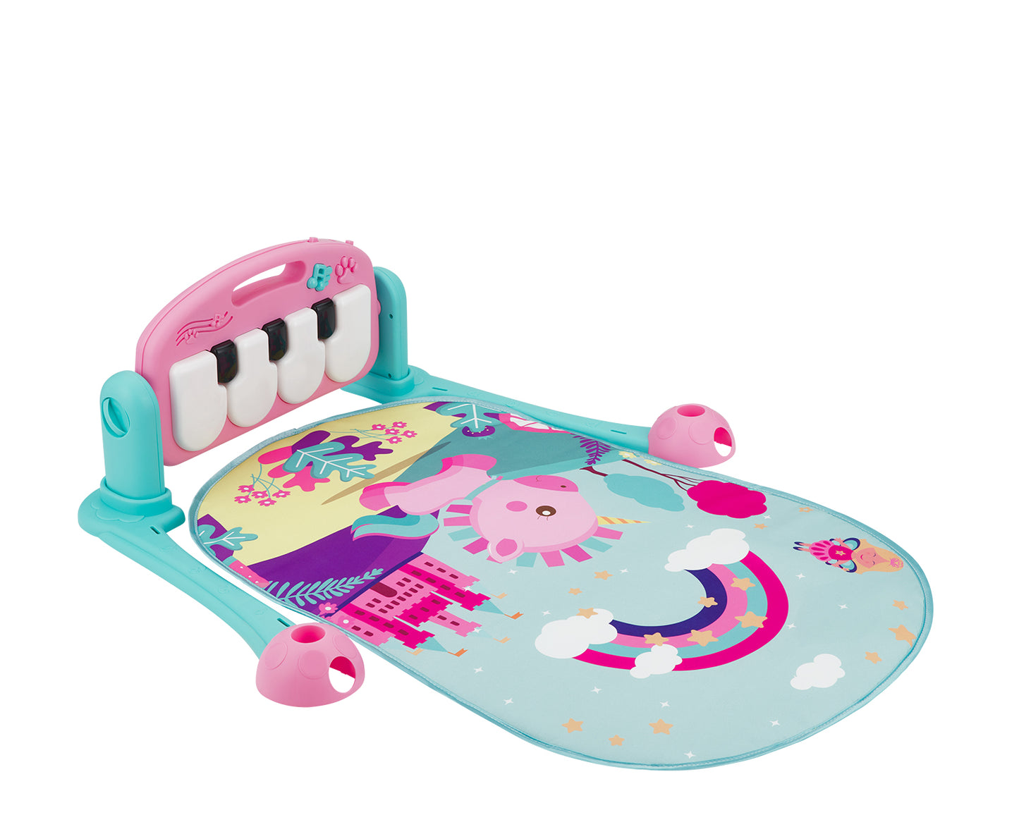 Ginásio arco-íris rosa