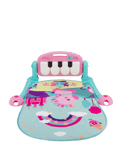 Ginásio arco-íris rosa