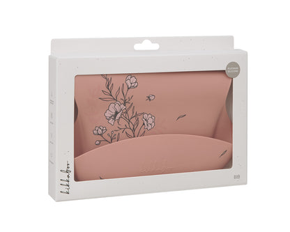Babete para blush Flora Platinum Silicone Kikkaboo