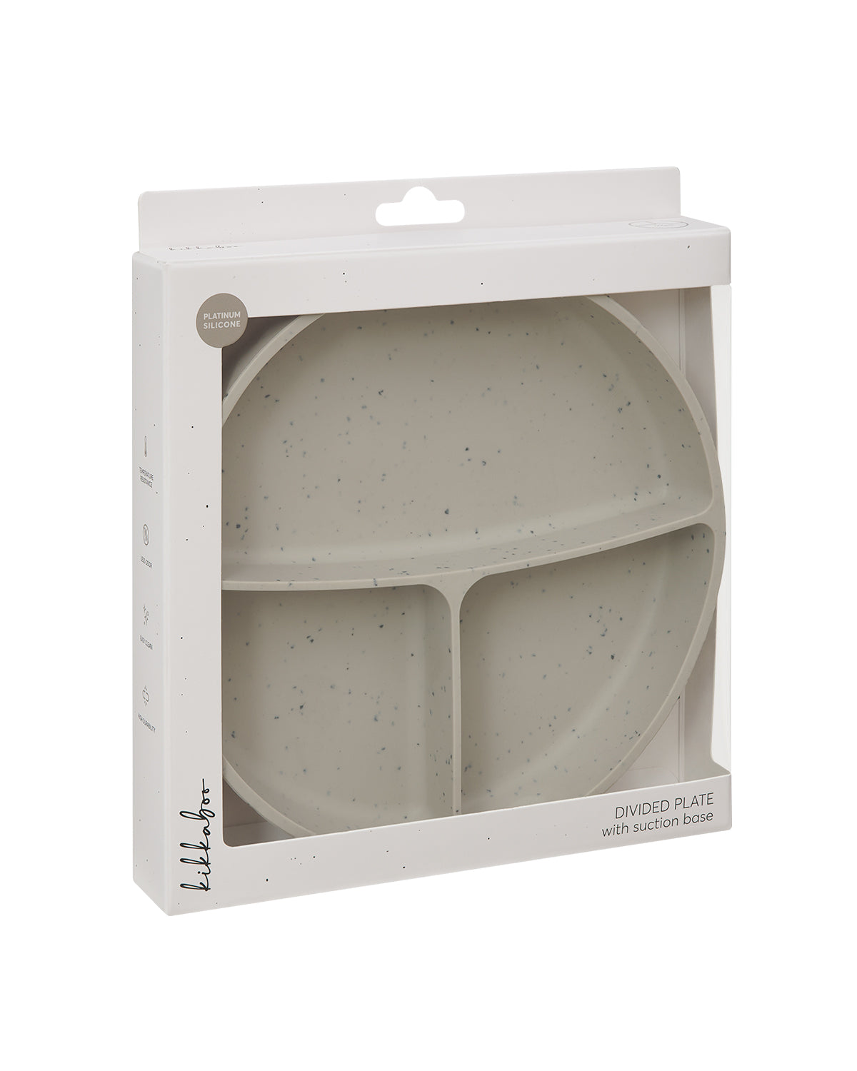 Prato dividido Sand de silicone platina com base de sucção