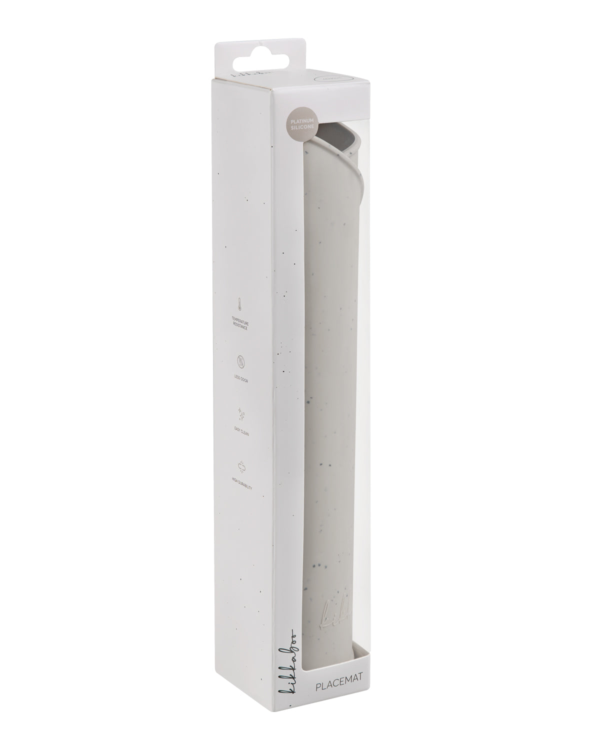 Individual de mesa de silicone Platinum Sand Kikkaboo