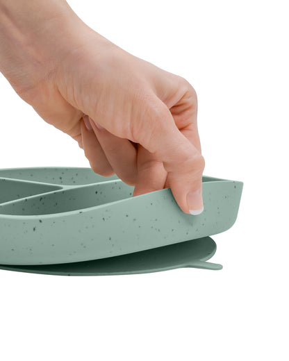 Prato de Silicone com base de sucção Sage Platinum Kikkaboo