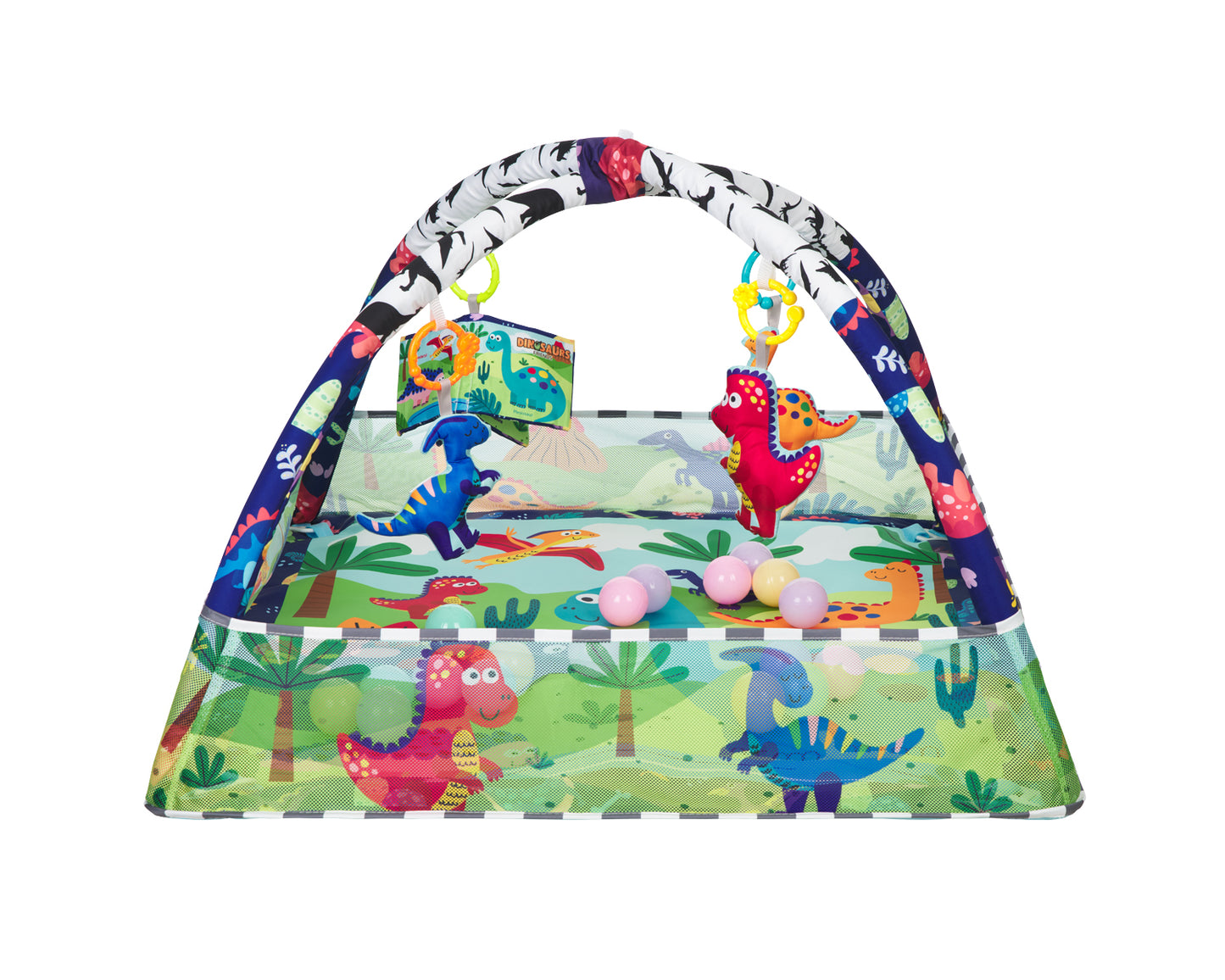 Ginásio Dino Forest com 18 bolas