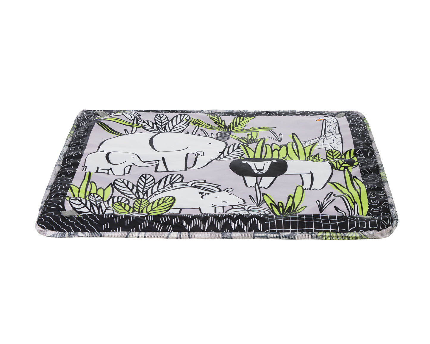 Tapete de jogo com 18 bolas da selva