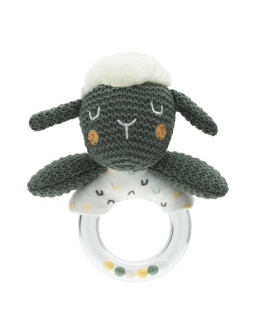 Chocalho de peluche de ovelha sonolenta Kikkaboo