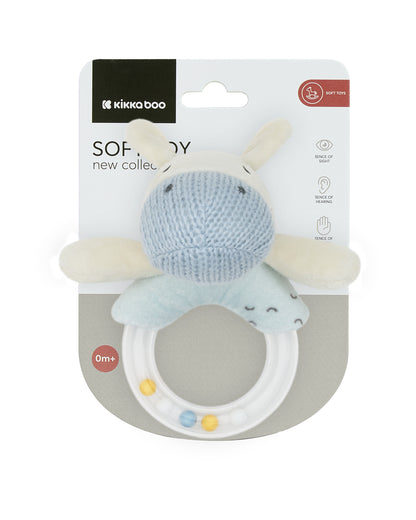 Chocalho de Peluche Stripy Friends Kikkaboo