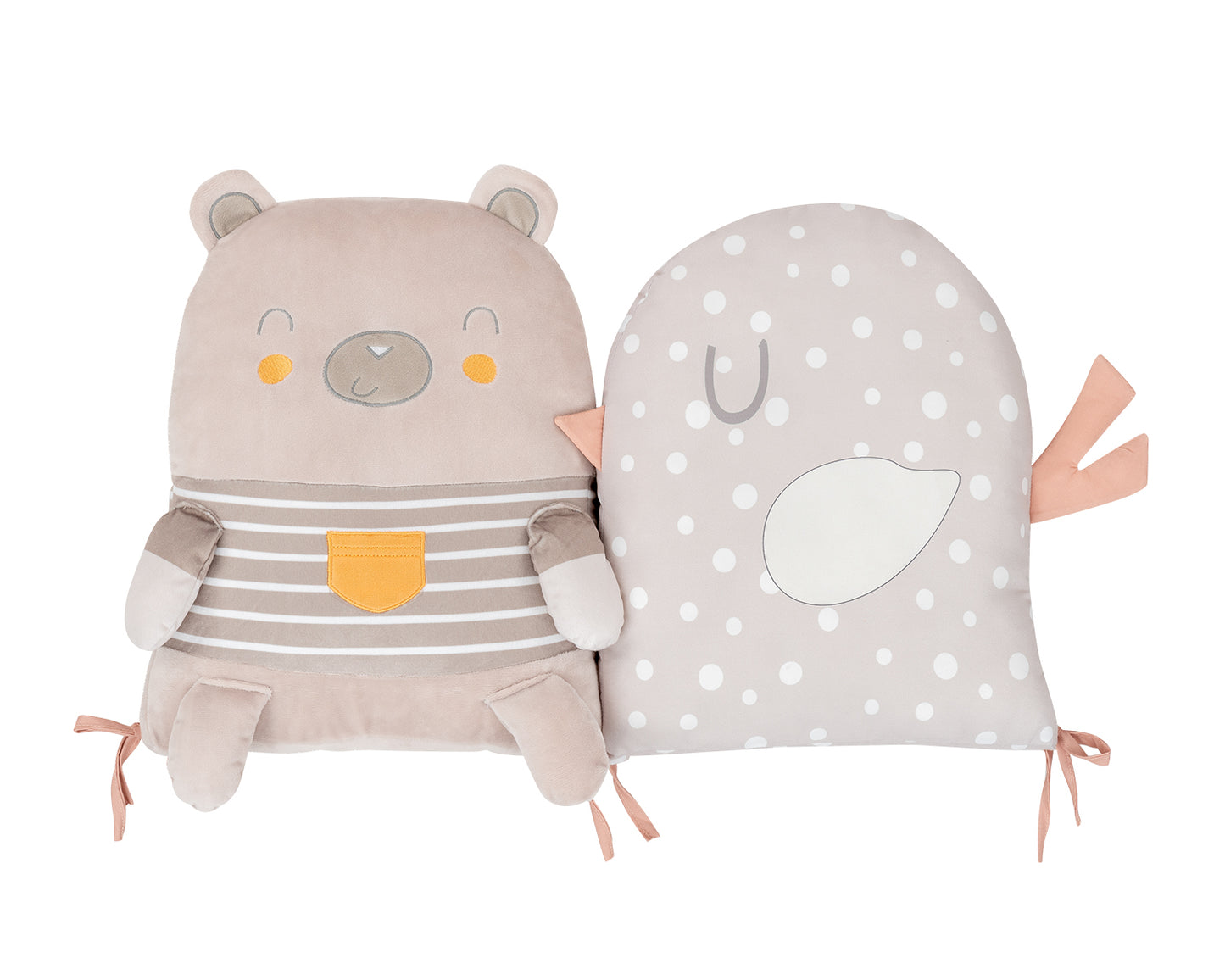 Conjunto de almofadas de peluche para berço My Teddy