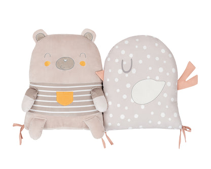 Conjunto de almofadas de peluche para berço My Teddy