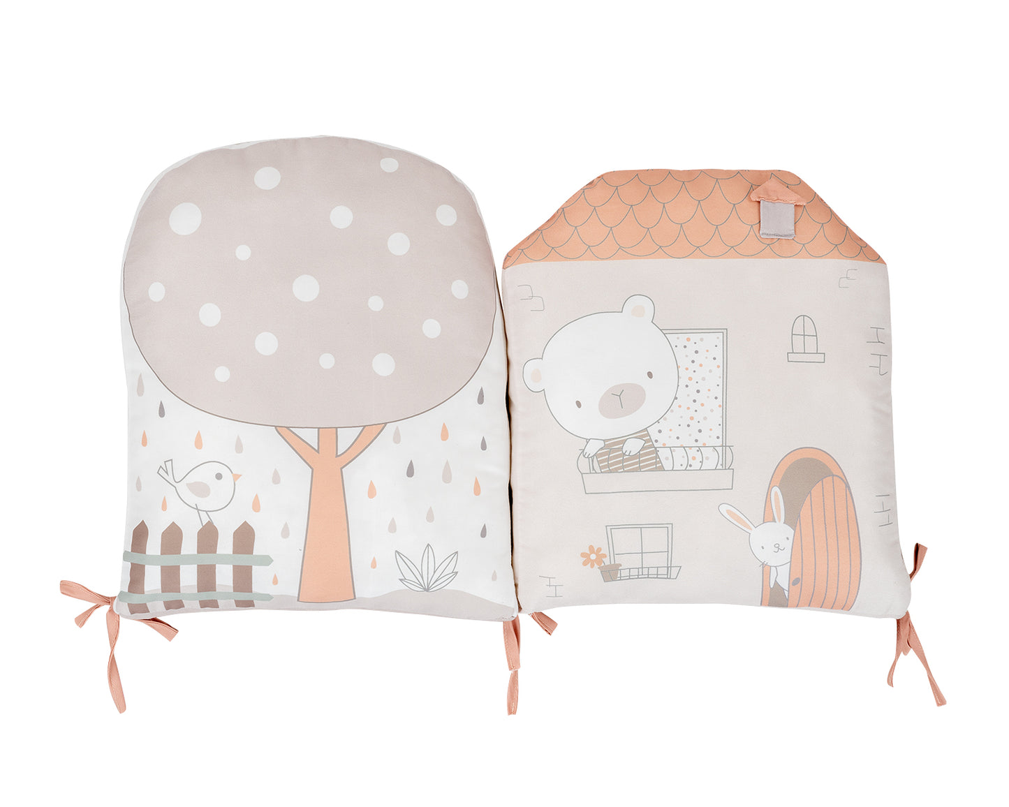 Conjunto de almofadas de peluche para berço My Teddy