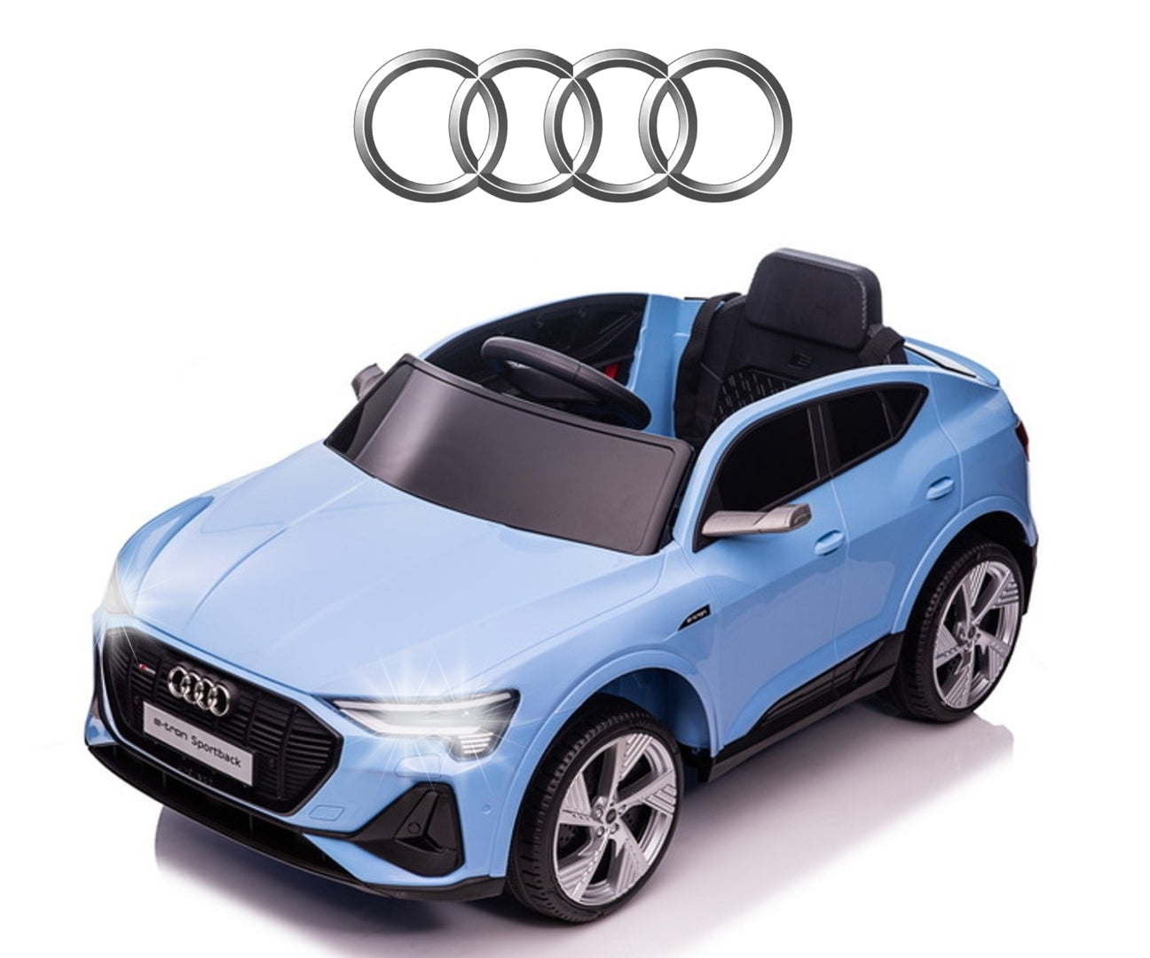 Veículo A Bateria Audi E-Tron Sportback 4X4 Azul Milly Mally