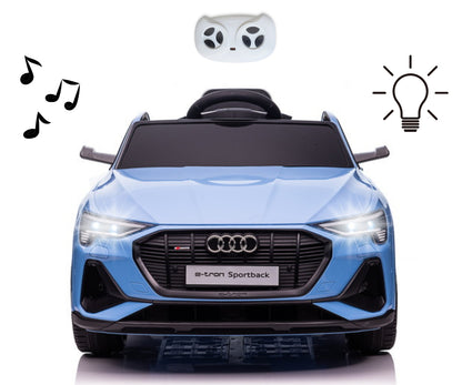 Veículo A Bateria Audi E-Tron Sportback 4X4 Azul Milly Mally