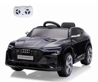Veículo A Bateria Audi E-Tron Sportback Preto Milly Mally