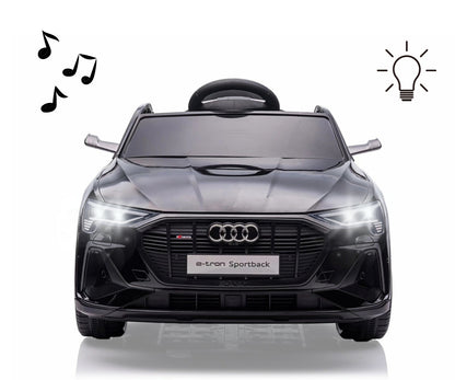 Veículo A Bateria Audi E-Tron Sportback Preto Milly Mally