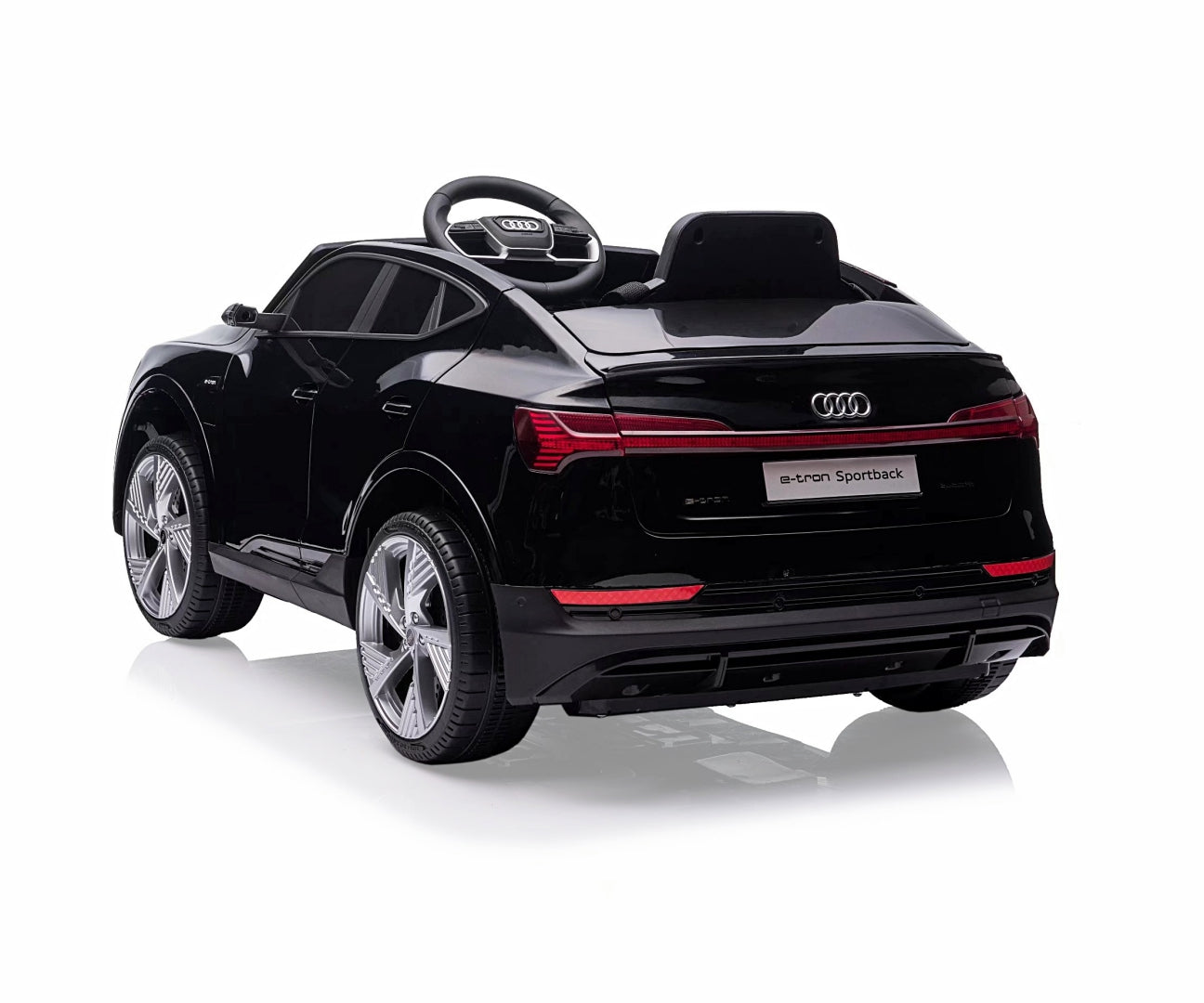 Veículo A Bateria Audi E-Tron Sportback Preto Milly Mally